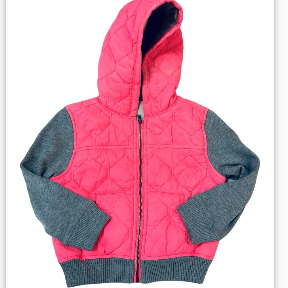 Tucker & Tate Baby Hooded Jacket Gray Pink Size T3